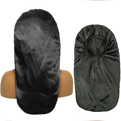 Bonet Satenske kape za tuširanje Ženske jednobojne cvjetne elastične noćne kape sa širokim obodom Šeše za kosu za dugu kosu Dodaci za metlu za kupanje