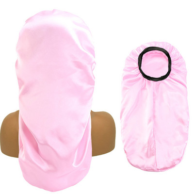 Bonet Satenske kape za tuširanje Ženske jednobojne cvjetne elastične noćne kape sa širokim obodom Šeše za kosu za dugu kosu Dodaci za metlu za kupanje