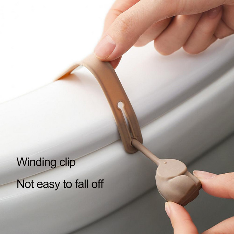 Korisni podizač poklopca za WC školjku Mekani podizač poklopca za sjedalo koji štedi rad Ručka podizača poklopca za WC školjku u obliku slona