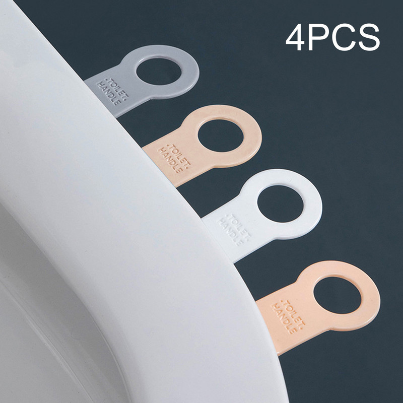 4kom Ručka sjedala Kupaonski dodaci Sanitarni vodootporni Kućni hotel za višekratnu upotrebu Izbjegavajte dodirivanje Podizač poklopca WC-a Prijenosni za putovanja