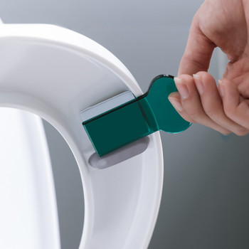 Νέο Μπάνιο Διαφανές φορητό ανυψωτικό καθίσματος τουαλέτας Συσκευή ανύψωσης τουαλέτας Αποφύγετε να αγγίζετε τα αξεσουάρ της λαβής του καπακιού της τουαλέτας
