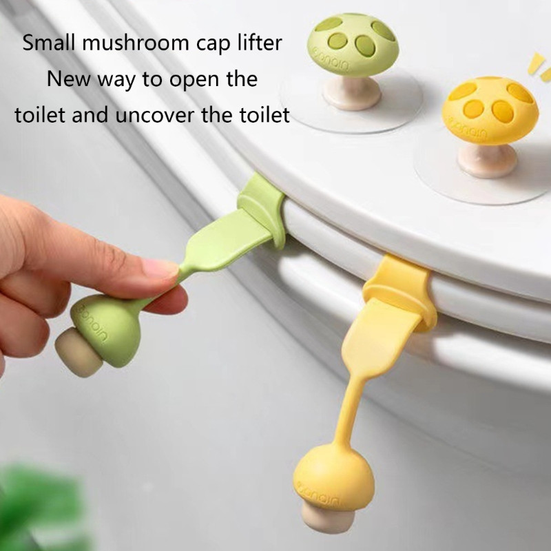 Podizač poklopca WC školjke Silikonski podizač poklopca WC školjke Bez kontakta Podizač ručke WC školjke Podesiva kopča Odgovara svim WC školjkama B03E