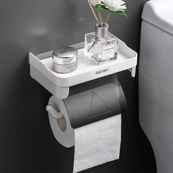 Βάση τοίχου Βάση χαρτιού τουαλέτας Αξεσουάρ ρολό χαρτιού κουζίνας Αξεσουάρ πετσετών μπάνιου Βάσεις ραφιών Αυτοκόλλητη διάτρηση χωρίς