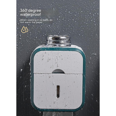 Tualeto popieriaus laikymo dėžutė, atspari vandeniui be smūgių, sieninė laikiklio lentyna Virtuvės vonios kambario priedai