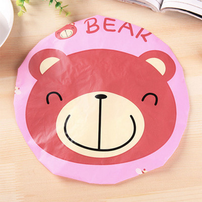 Kape za tuširanje u 9 boja Crtani šareni pokrivač za kosu za tuširanje Odrasli Vodootporna kapa s elastičnom trakom za kupanje SPA kapa Ženska dječja kosa