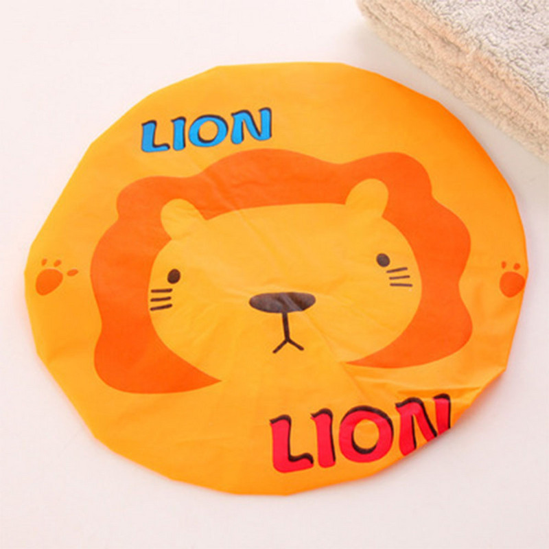 Kape za tuširanje u 9 boja Crtani šareni pokrivač za kosu za tuširanje Odrasli Vodootporna kapa s elastičnom trakom za kupanje SPA kapa Ženska dječja kosa