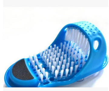 28 cm * 14 cm * 10 cm plastmasas vannas dušas suka Masāžas čības Vannas birste kājām Pumeka akmens kāju skrubera birstes