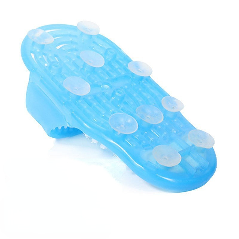 28 cm * 14 cm * 10 cm plastmasas vannas dušas suka Masāžas čības Vannas birste kājām Pumeka akmens kāju skrubera birstes