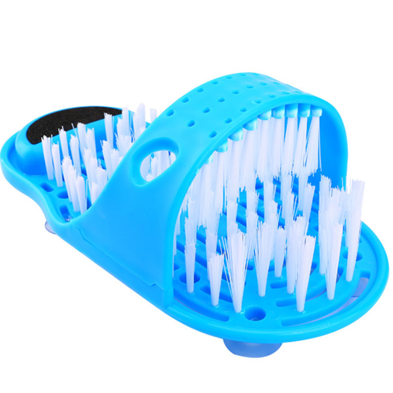 28 cm * 14 cm * 10 cm plastmasas vannas dušas suka Masāžas čības Vannas birste kājām Pumeka akmens kāju skrubera birstes