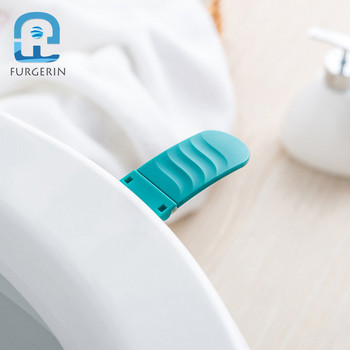 FURGERIN 3PCS/LOT Φορητά ανυψωτικά καθισμάτων τουαλέτας πτυσσόμενη πλαστική λαβή ανυψωτικού καθίσματος τουαλέτας Ανύψωση τουαλέτας Gadgets μπάνιου