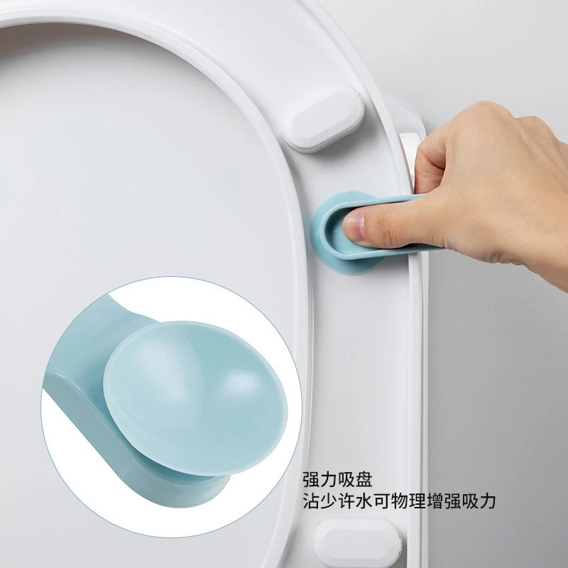 Pārnēsājams tualetes sēdekļa turētājs, pacēlājs sēdekļa pārvalks Paceļams rokturis tualetes sēdekļa pārsega pacēlājs vannas istabas piederumiem mājas tīrīšanas rīks