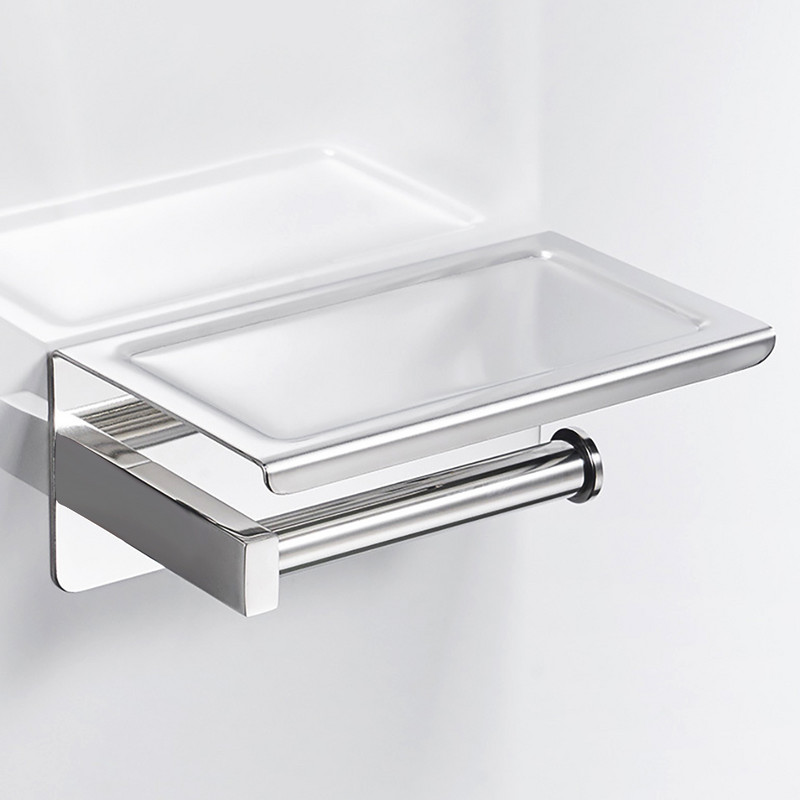 Kupaonica Držač WC papira od nehrđajućeg čelika Zidni nosač WC papir Držač telefona Kutije za maramice Kuhinjski držač papirnatih ručnika