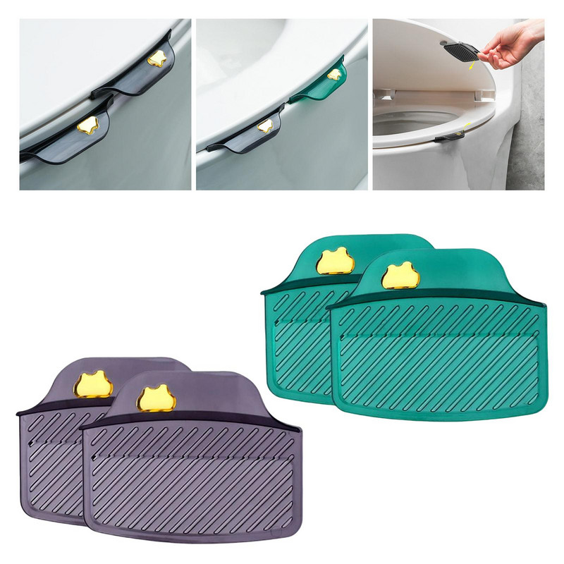 2 gab. Modes tualetes sēdekļa rokturis, pacēlājs vannas istabas piederumi biroja viesnīcas sākumam