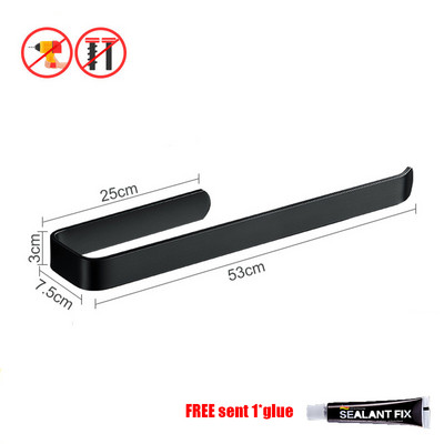 Saldu turētājs tualetes papīra turētājs statīvs dvieļu turētājs akrils pie sienas stiprināms vannas istabas plaukts virtuves rullopapīra statīvs melns pakaramais