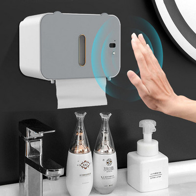 Vodootporni držač papira koji se ne buši Stalak za toaletni papir Držač papirnih maramica za montiranje na zid Indukcijska automatska kutija za papirne maramice Potrepštine za pametnu kuću