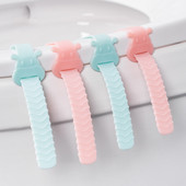 Silikonski podizač navlake za WC školjku u obliku simpatične krave Closestool Ručka navlake za sanitarnu sjedalicu Podesivi uređaj za podizanje poklopca WC školjke