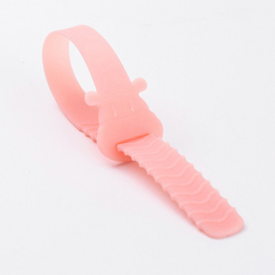 Silikonski podizač navlake za WC školjku u obliku simpatične krave Closestool Ručka navlake za sanitarnu sjedalicu Podesivi uređaj za podizanje poklopca WC školjke