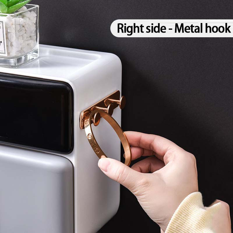 Zidni držač toaletnog papira Dvoslojna kutija za maramice Vodootporna kutija za pohranu papira Kupaonski pribor accesorios baño