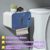 Indukcijska polica za držač toaletnog papira Automatski izlaz papira Wc stalak za papir Zidni dozator toaletnog papira Kupaonski pribor