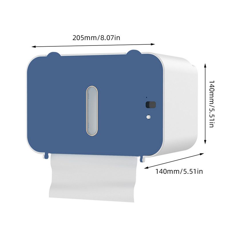 Indukcijska polica za držač toaletnog papira Automatski izlaz papira Wc stalak za papir Zidni dozator toaletnog papira Kupaonski pribor