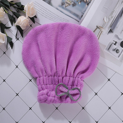 Kapa za suhu kosu od 5 boja koraljnog flisa koja upija i lako se suši. Kapa za tuširanje. Kapa za tuširanje. Kupaonica. Kapa za brisanje glave. Ženska dekoracija za saunu.