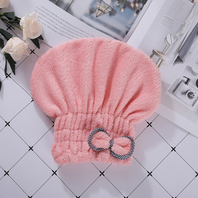 Kapa za suhu kosu od 5 boja koraljnog flisa koja upija i lako se suši. Kapa za tuširanje. Kapa za tuširanje. Kupaonica. Kapa za brisanje glave. Ženska dekoracija za saunu.