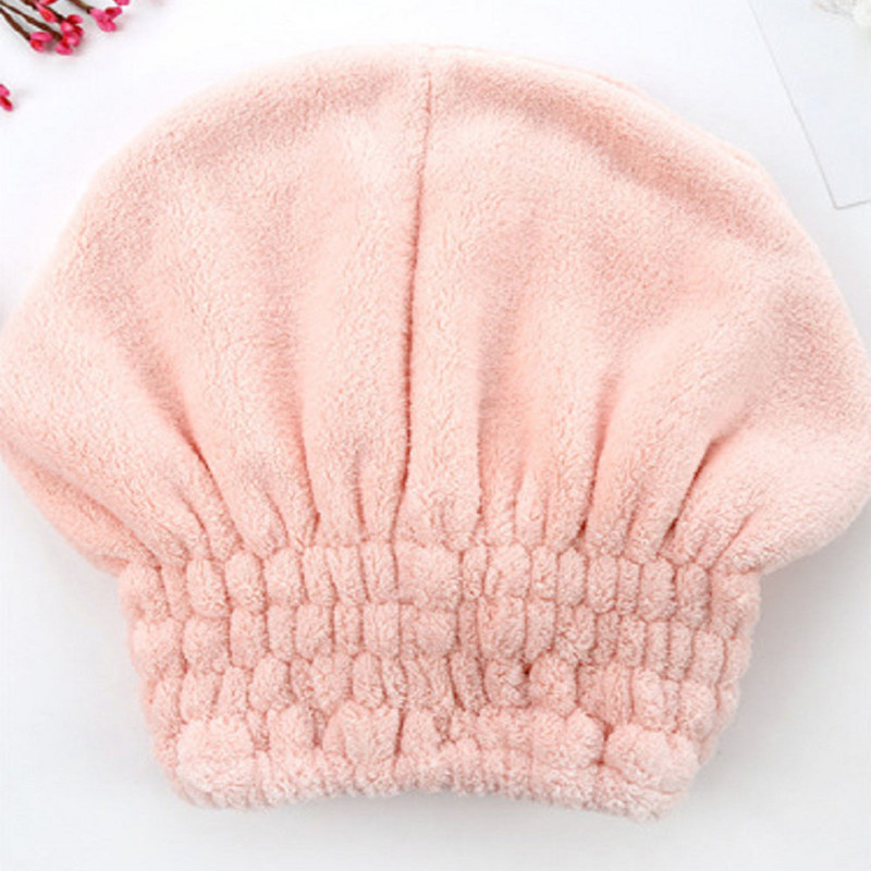 Kapa za suhu kosu od 5 boja koraljnog flisa koja upija i lako se suši. Kapa za tuširanje. Kapa za tuširanje. Kupaonica. Kapa za brisanje glave. Ženska dekoracija za saunu.