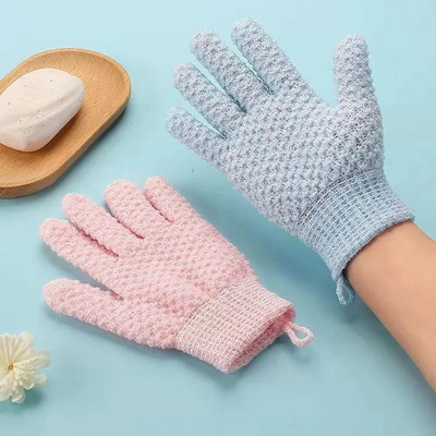 New Cleaning Bath Glove Shower Scrub Body Massage SPA Αφρός Τρίψιμο λάσπης Peeling Απολέπιση Αξεσουάρ μπάνιου με πέντε δάχτυλα