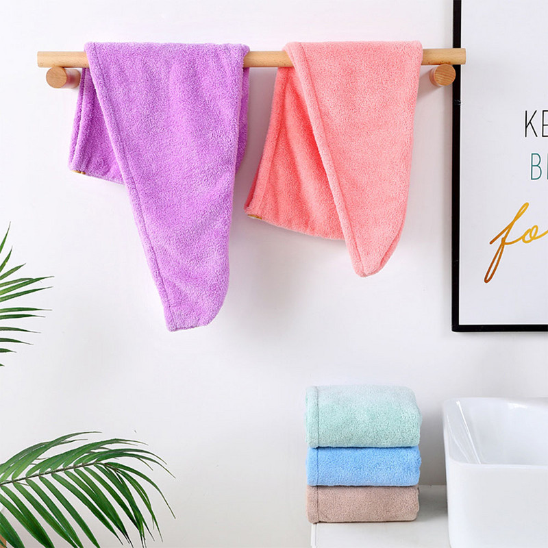 Kapa za tuširanje u 5 boja Sušilo za kosu od mikrovlakana, brzo sušenje, ručnik, podebljana kapa za kupanje, brzi šešir, turban, suha kapa za tuširanje, poklopac za kosu