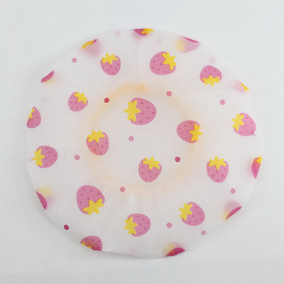 PVC dušas vāciņš Ūdensizturīgs augstas kvalitātes matu salons elastīgs sabiezināts sievietēm vannas cepure Vannas istabas produkti ar sirds loku apdrukāta peldēšanās