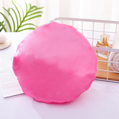 Vrhunska vodootporna satenska kapa za tuširanje u 14 boja Deblja noćna kapa Kapa za tuširanje za čišćenje doma Kemoterapija Ružičasto Plava Crna