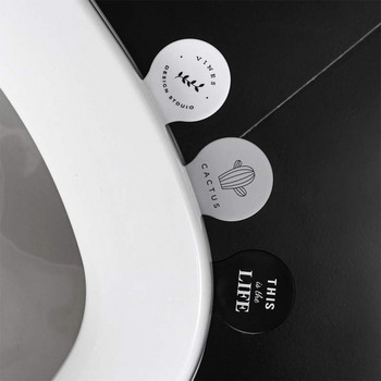 Κάλυμμα καθίσματος τουαλέτας Ανυψωτικό Κάτω Καπάκι Λαβή Αυτοκόλλητο Αποφύγετε το Άγγιγμα