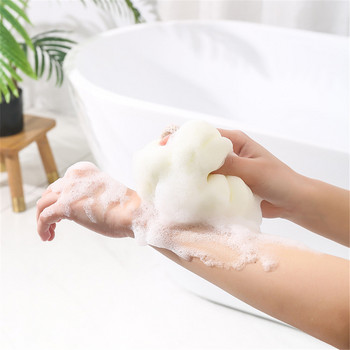 Μπάλα μπάνιου με φυσαλίδες Απολεπιστικό Scrubber Μαλακό πλέγμα ντους με αφρό σφουγγάρι Καθαριστικό σώματος Εργαλείο καθαρισμού Αξεσουάρ μπάνιου Νέο