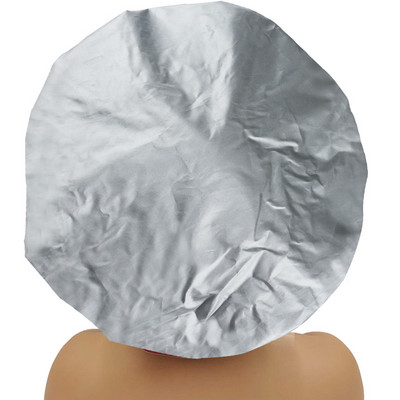 Dušas cepure liela, regulējama atkārtoti lietojama divslāņu ūdensnecaurlaidīga vannas cepure sievietēm, meitenēm, bizes SPA gariem matiem