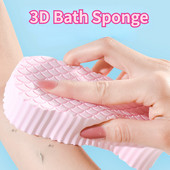 3D trodimenzionalna spužva za kupanje, četka za čišćenje, piling za tijelo, spužva za kupanje, piling, četka za tuširanje Bezbolni artefakt za kupanje
