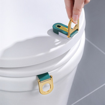 Повдигач на капака на тоалетната чиния Творчески многофункционален пръстен за издърпване Без мръсни ръце Инструмент за домашни мебели Врата Прозорец Аксесоари за тоалетна седалка