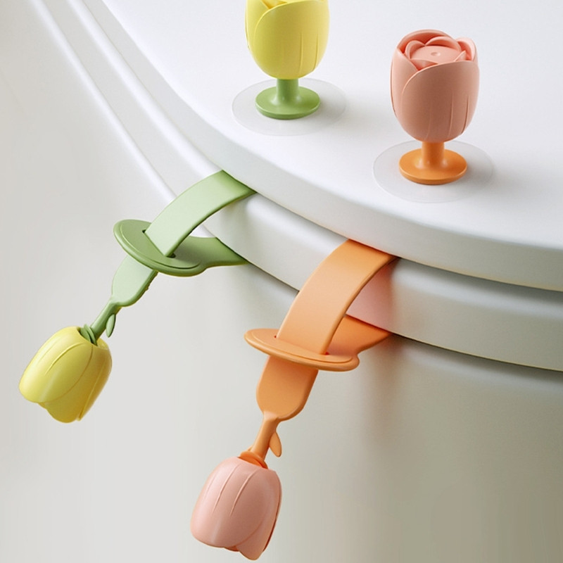 Podizač poklopca WC školjke Silikonski podizač poklopca WC školjke Beskontaktna ručka za WC školjku G2AB