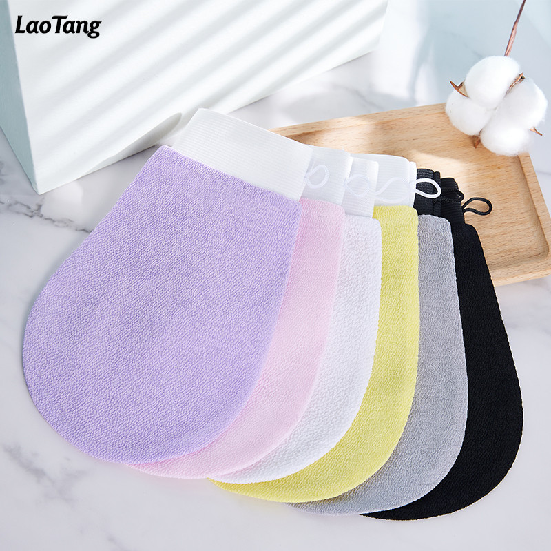 1PC Maroko Hammam Piling rukavice 100% viskoza Body Scrub rukavice za tuširanje Uklanja mrtvu kožu Piling alati za čišćenje za kupanje