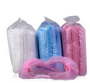 Karstā izpārdošana 10 gab. Neaustas vienreizējās lietošanas dušas cepures, kroku pretputekļu cepures sievietēm vīriešiem vīriešu vannas cepures spa frizētavā Skaistumkopšanas aksesuāri