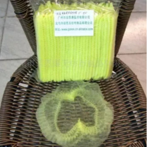 Karstā izpārdošana 10 gab. Neaustas vienreizējās lietošanas dušas cepures, kroku pretputekļu cepures sievietēm vīriešiem vīriešu vannas cepures spa frizētavā Skaistumkopšanas aksesuāri