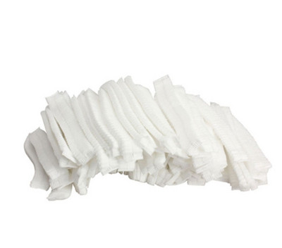 Karstā izpārdošana 10 gab. Neaustas vienreizējās lietošanas dušas cepures, kroku pretputekļu cepures sievietēm vīriešiem vīriešu vannas cepures spa frizētavā Skaistumkopšanas aksesuāri