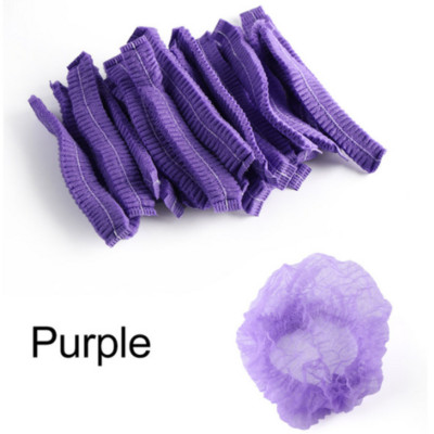 Karstā izpārdošana 10 gab. Neaustas vienreizējās lietošanas dušas cepures, kroku pretputekļu cepures sievietēm vīriešiem vīriešu vannas cepures spa frizētavā Skaistumkopšanas aksesuāri