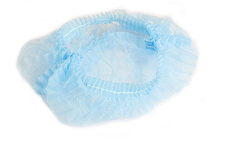 Karstā izpārdošana 10 gab. Neaustas vienreizējās lietošanas dušas cepures, kroku pretputekļu cepures sievietēm vīriešiem vīriešu vannas cepures spa frizētavā Skaistumkopšanas aksesuāri