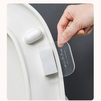 3 бр. Творчески прозрачни повдигачи на тоалетна седалка Избягвайте да докосвате санитарен повдигач на капака на тоалетната седалка