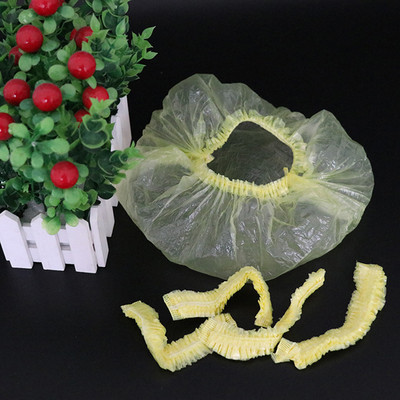 100 komada jednokratne kape za tuširanje prozirne spa salon hotelske jednokratne elastične kape za tuširanje kupaonski proizvodi kapa za tuširanje