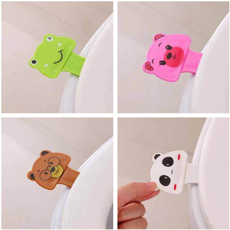 Prijenosni podizači WC sjedala od 4 komada Ručka s prstenom za WC školjku pogodna za poklopac WC školjke Set proizvoda za kućnu kupaonicu