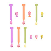 Podizač ručke WC sjedala Silikonski alat za podizanje Podizač WC poklopca za WC pribor