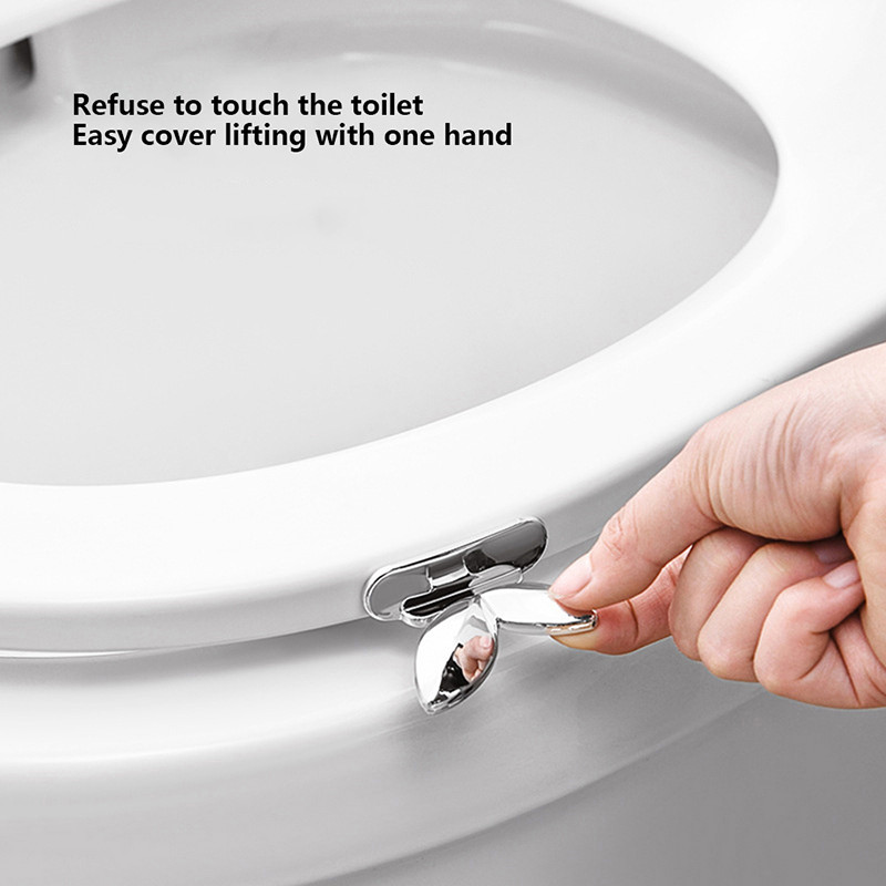 Višenamjenski prijenosni podizač WC sjedala od 2 komada, ručni izvlakač ladice za WC školjku koja se ne prlja