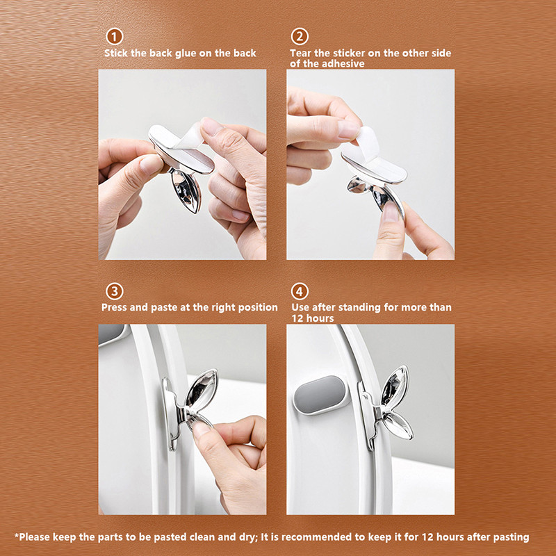 Višenamjenski prijenosni podizač WC sjedala od 2 komada, ručni izvlakač ladice za WC školjku koja se ne prlja