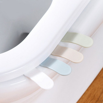 Ανυψωτικό κάλυμμα καθίσματος τουαλέτας Ανυψωτικό κάλυμμα τουαλέτας Ανυψωτικό κάλυμμα καθίσματος τουαλέτας Αποφύγετε να αγγίξετε το αυτοκόλλητο HygieneWhite